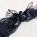 画像5: 黒猫ヘッドドレス・黒レース×スワロフスキーラインストーン付黒猫×コウモリレーン（ＪＤバレッタ）