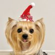 画像2: サンタ帽・赤チェックリボン×リースチャーム付クリスマスツリー（ＪＤバレッタ）